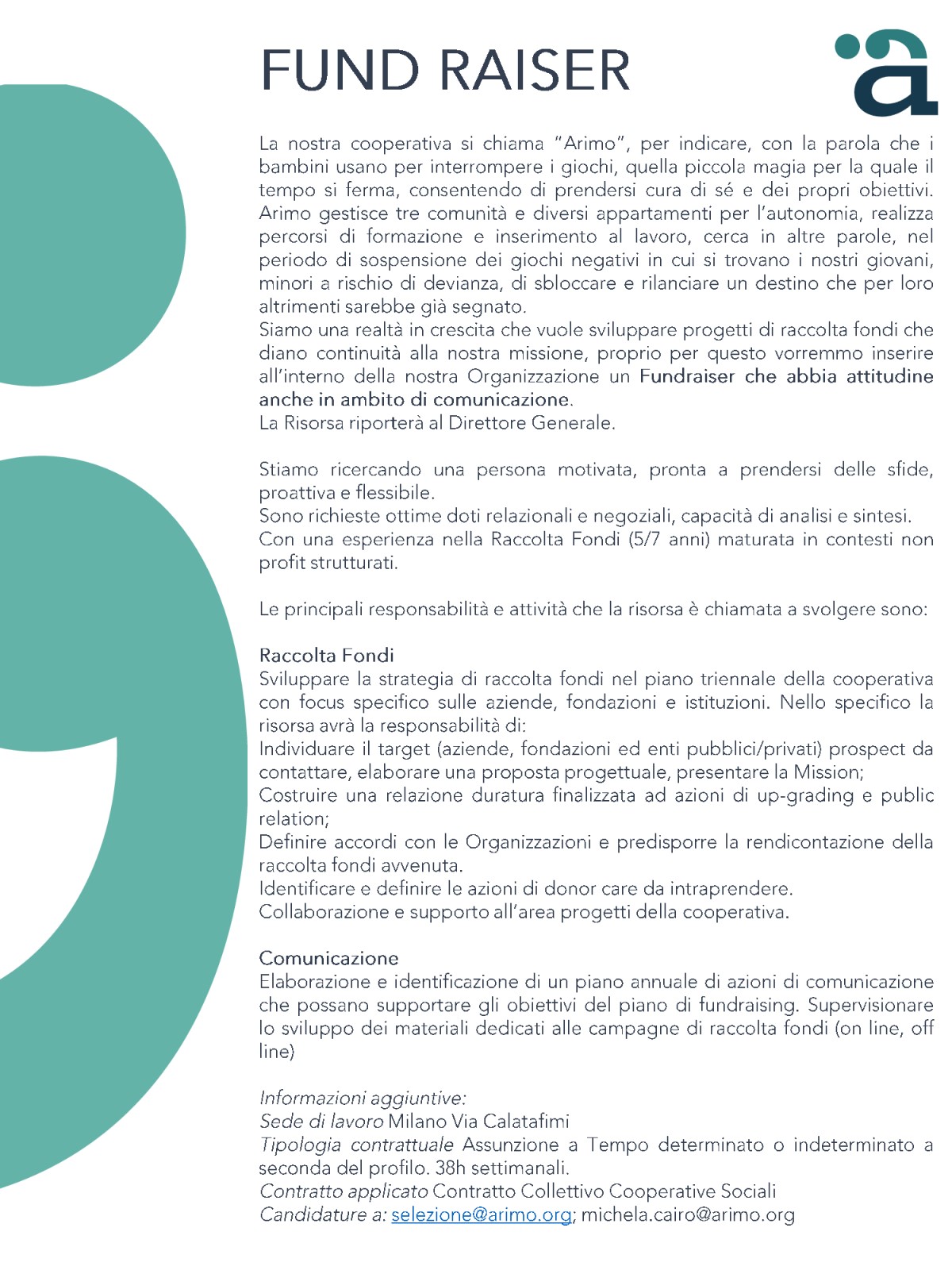 FUNDRAISER profilo