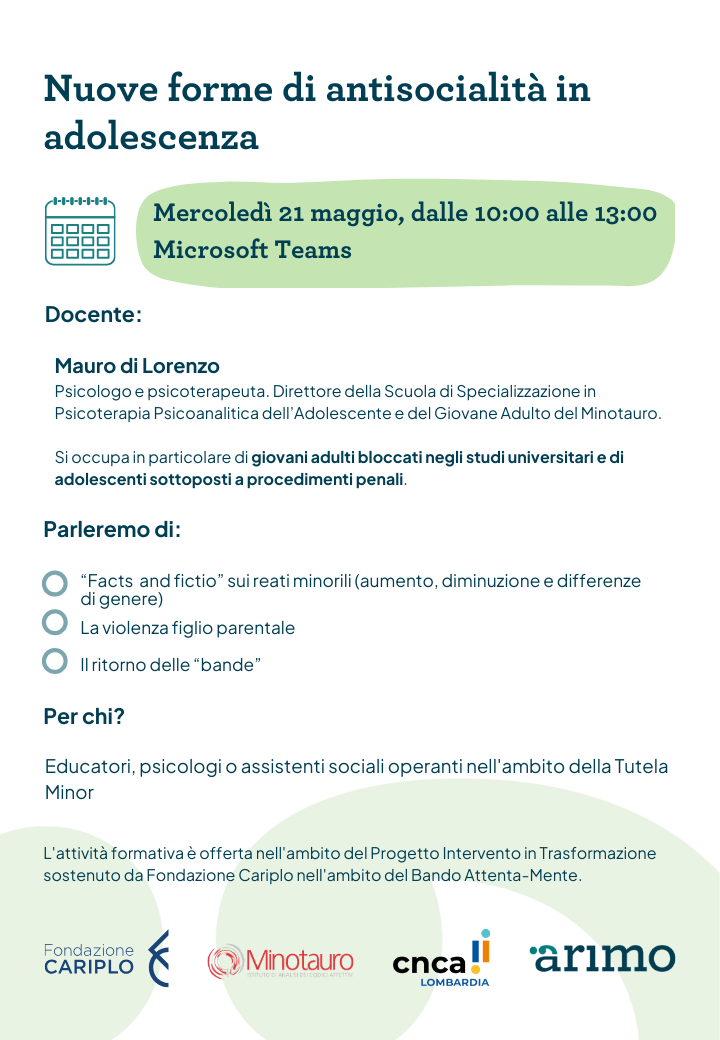 21 maggio Locandine formazione Cariplone