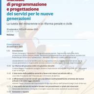 26 settembre, 9 ottobre | La tutela del minorenne e la riforma penale e civile -webinar