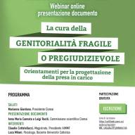 5 giugno. La cura della genitorialità fragile o pregiudizievole| Orientamenti per la progettazione della presa in carico | Webinar online