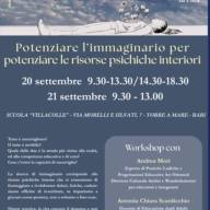 20, 21 settembre. Bari. Mi meraviglio di te - Potenziare l'immaginario per potenziare le risorse psichiche interiori